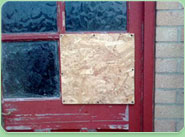boarded up Canterbury